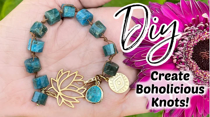 Beading Basics - Knotted DIY Bohemian Bracelet Tut...