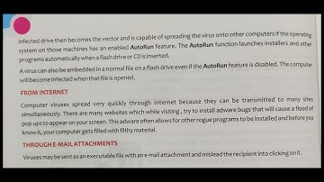 COMPUTER CLASS 7th Chapter 3 COMPUTER VIRUS (PART 2)