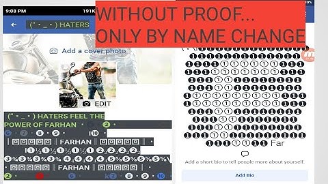 How to create Bubble name without proof id | color name id | name change id