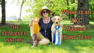 What is an AKC Master Hunt Test ~ The Retriever Nation