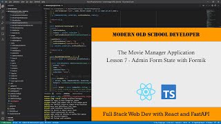 Movie Manager App - Full Stack Web Development 07 - Admin Form State with Formik
