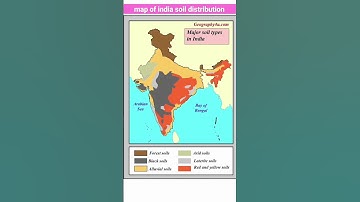 map of india soil distribution | #india #map #soil #shorts
