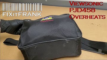 Viewsonic PJD458 DLP Projector Repair Shuts Down