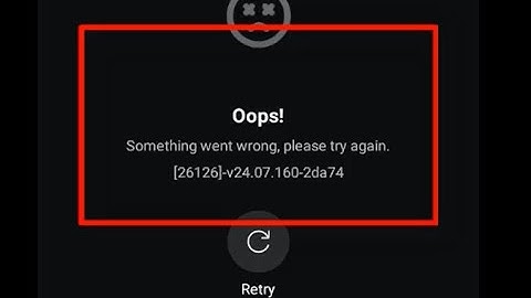 How to fix Oops! Something went wrong please try again [26126]-v24.07.160- 2da74 in jio cinema app