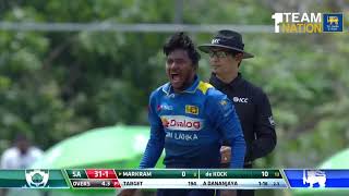 Fast bowlers kagiso rabada and spinner tabraiz shamsi picked up four
wickets each to set south africa's five-wicket victory against sri
lanka in the first...