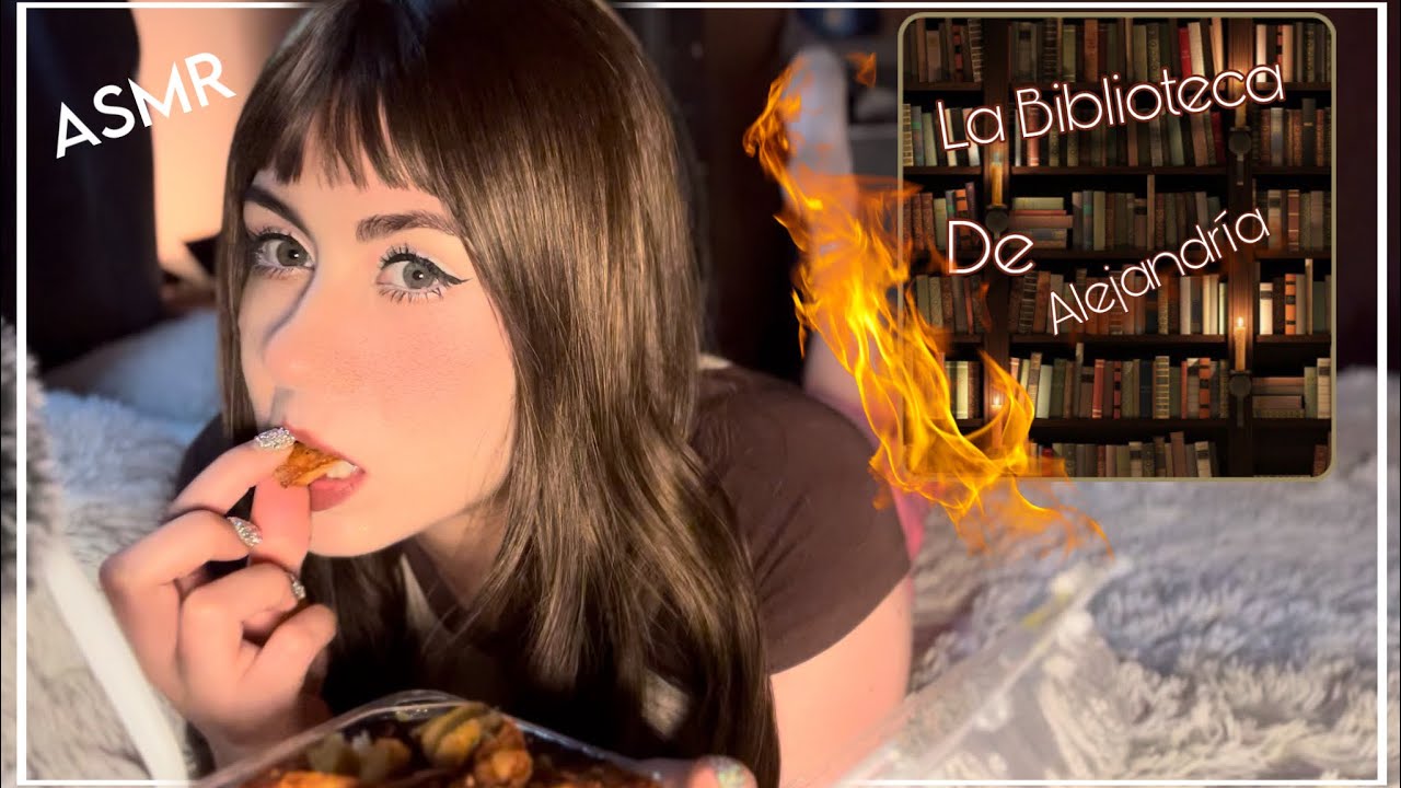 Asmr Comiendo Ensalada de Pollo / Asmr Conspirativo la Biblioteca De Tartaria