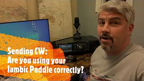 Sending CW: Are you using your Iambic Paddle Correctly?