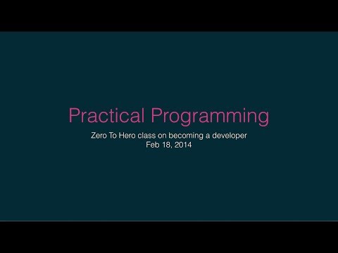 Practical Programming #4