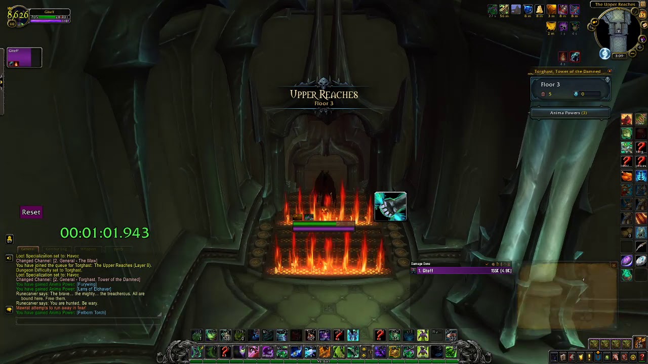 Torghast Layer 8 Previous World Record in 2mins 56seconds