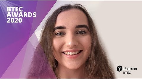 BTEC Science Learner of the Year 2020 - Hannah Whyatt