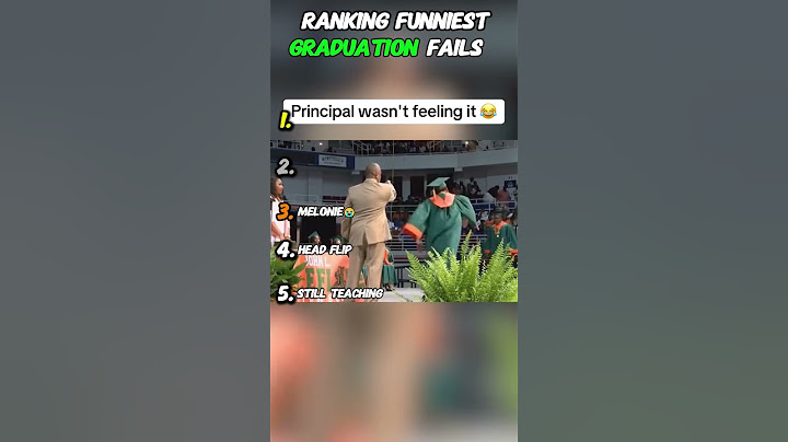 Top 5 Funniest Graduation Fails (Part 2) #funny #graduation