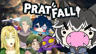 A buncha goobers falling down a hole (Pratfall - Karnak POV)