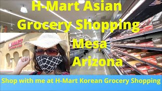 H Mart Korean Asian Market in Dobson Mesa Arizona ~ Shop with Me