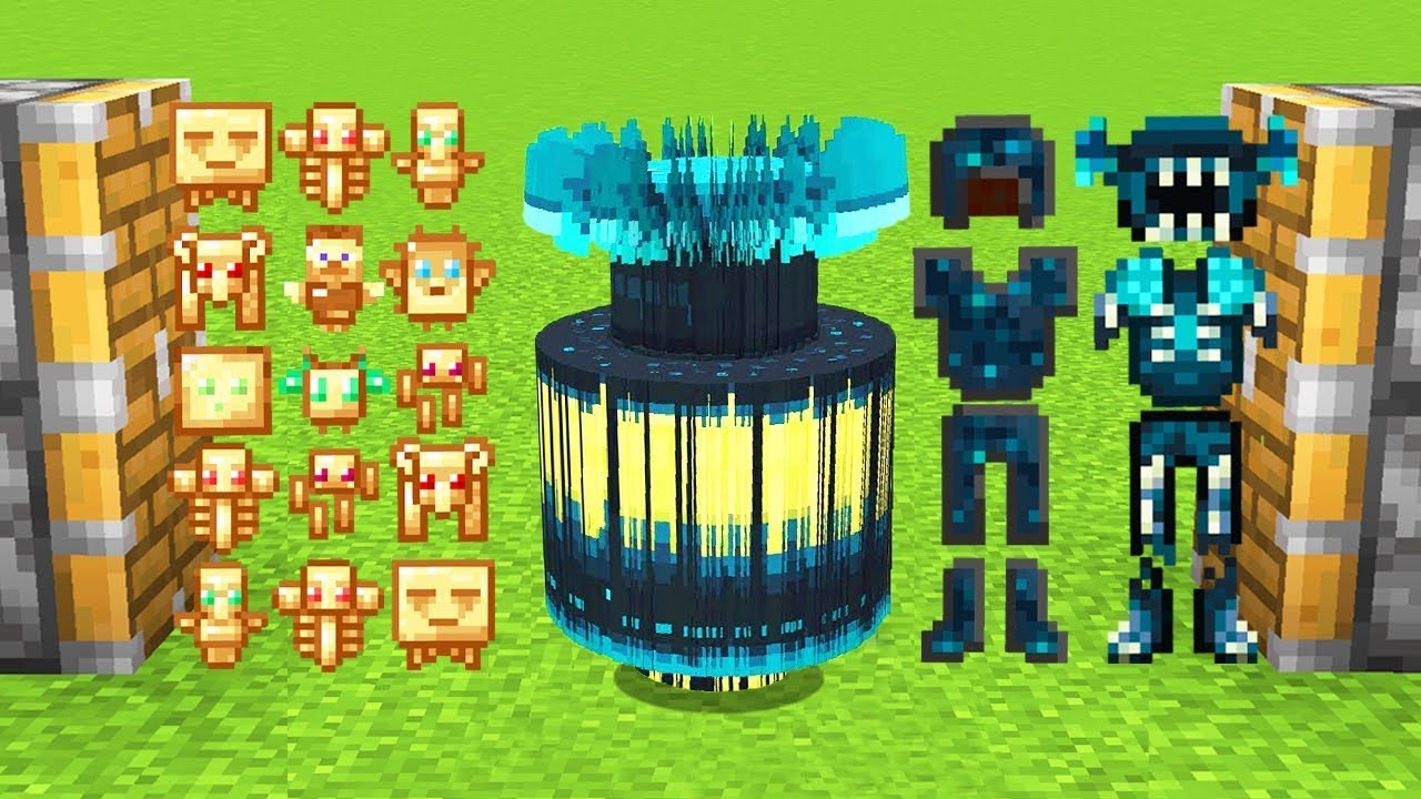 all new totems + 1000 warden + all warden armor = ??? YouTube