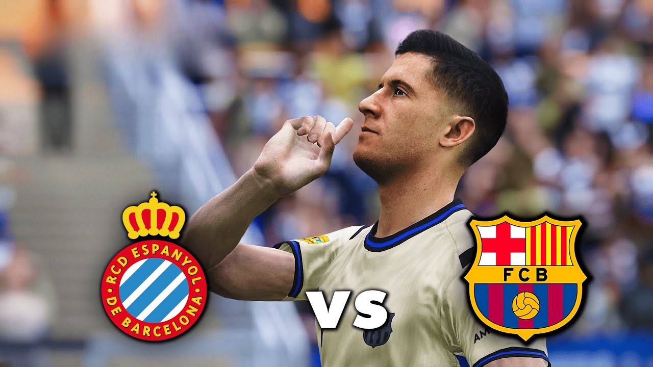 Эспаньол против Барселоны | Ла Лига 25/26 | eFootball PES 2021 Симулятор игры на ПК