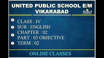 4TH CLASS ENGLISH 2ND LESSON THE OLYMPICS AND ANCIENT TRADITION PART 03 OBJECTIVE TERM 02