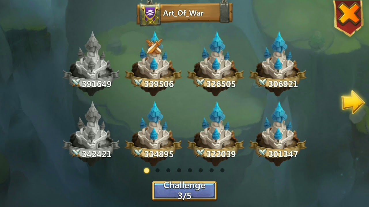 Castle Clash : GW TOP 5 by Ronin Bombing