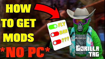 Hoe krijg je MODS in Gorilla Tag | GEEN PC |!!!