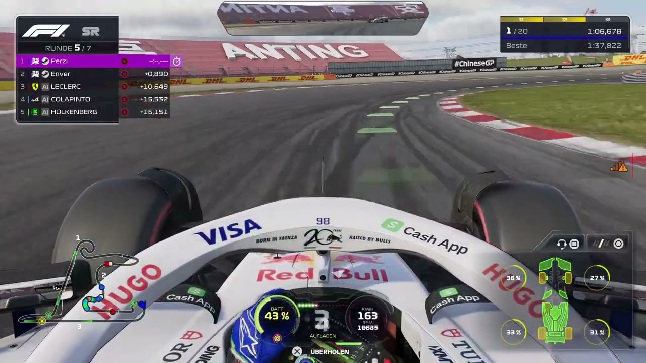 F1 25 Gran Prix #3.5 China Sprint Rennen - P