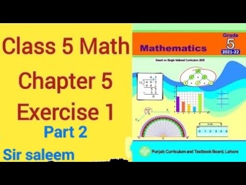 Class 5 Math New Book Chapter 5 Exercise 1 Based on Single National ...