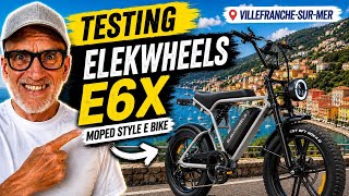 Elekwheels E6X Moped Style E Bike Reviewed!