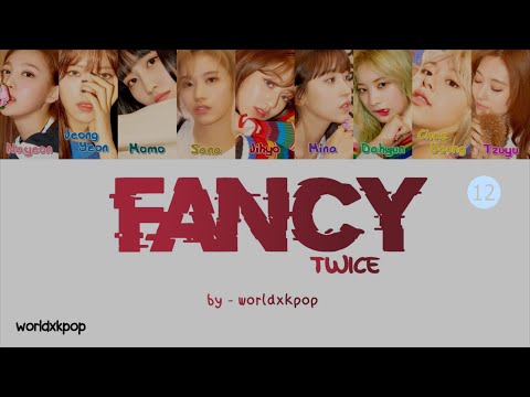 TWICE - FANCY * KOLAY OKUNUŞ+MV(EASY LYRICS)COLOR CODED