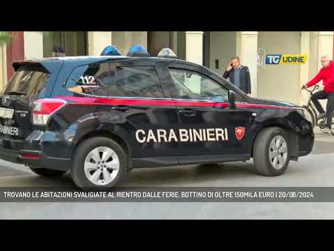TROVANO LE ABITAZIONI SVALIGIATE AL RIENTRO DALLE FERIE: BOTTINO DI OLTRE 150MILA EURO | 20/08/2024