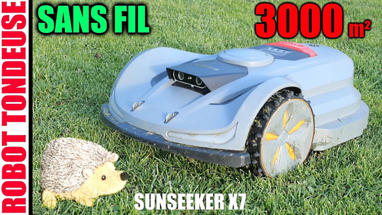SUNSEEKER X7 robot tondeuse rapide avec une largeur de coupe 35 cm — free download