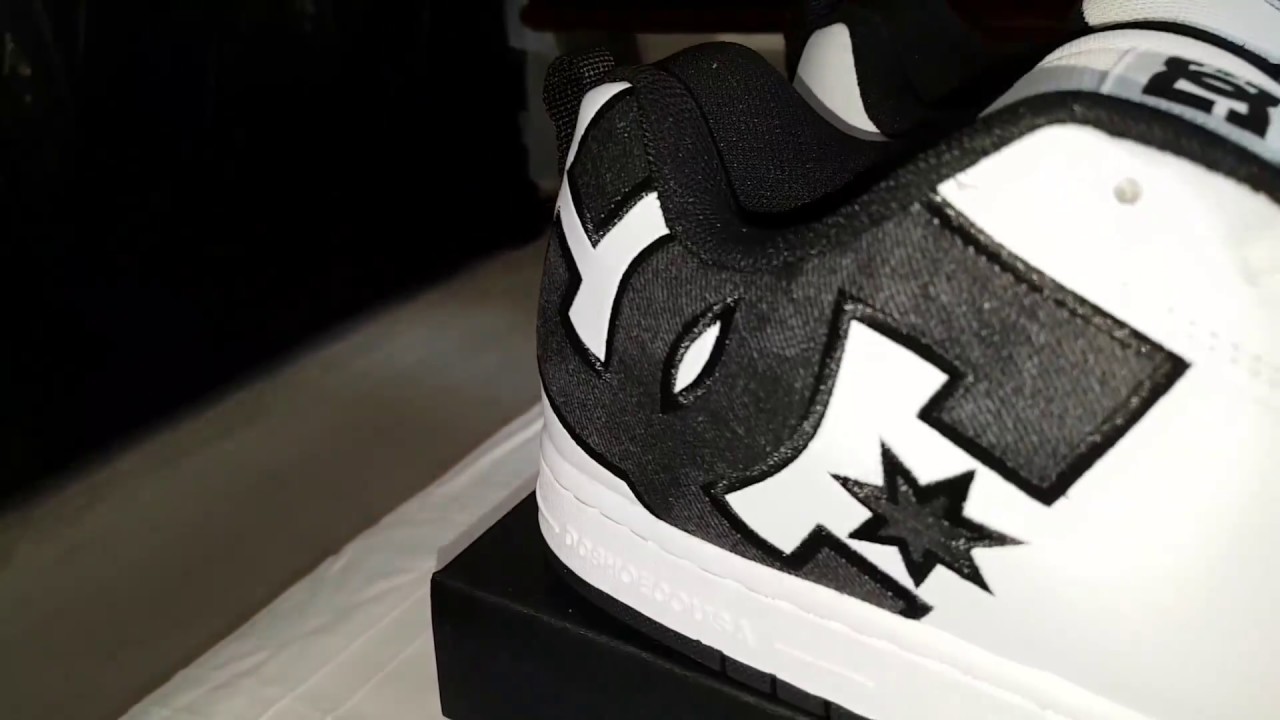 dc shoes court graffik white