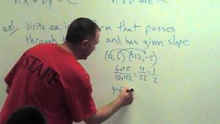 Alg 5-4 Write Linear Equation in Standard Form.MOD