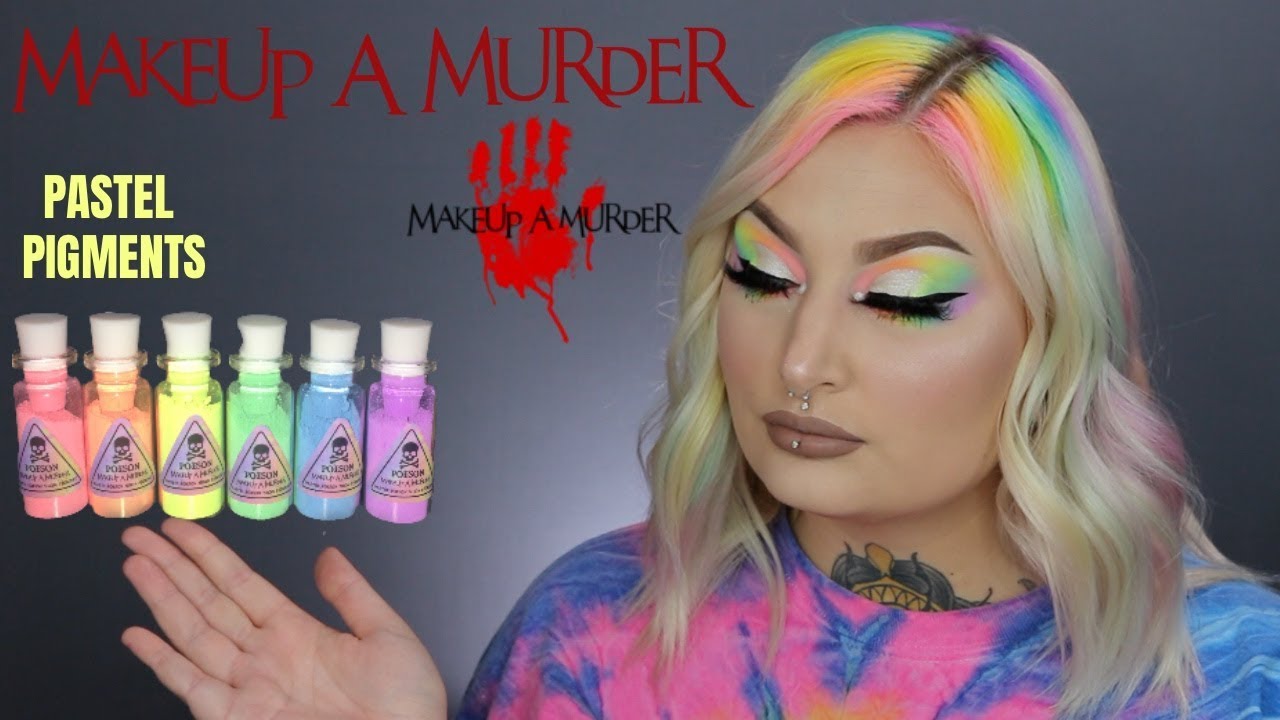Pastel Eyeshadow Pigments Makeup A Murder YouTube