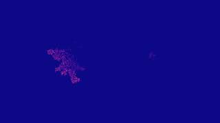 Forrest fire simulation with cellular automaton - 1.5k steps 1M cells - 52.5% cells with fuel
