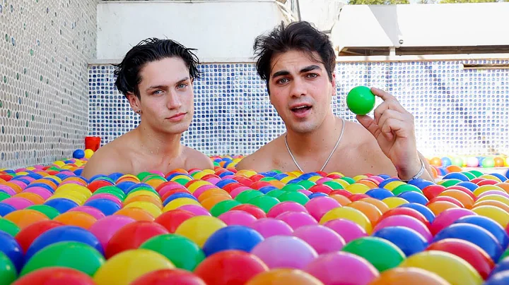 Filling The Hype House Pool With Plastic Balls!