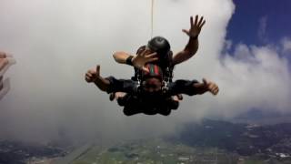Jason sar first time sky diving.