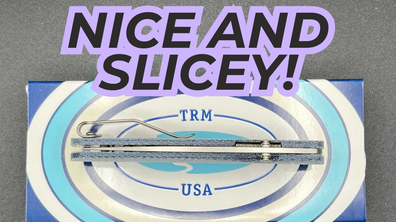 I'm Now A Big Fan Of TRM (Three River Manufacturing) Knives! - YouTube