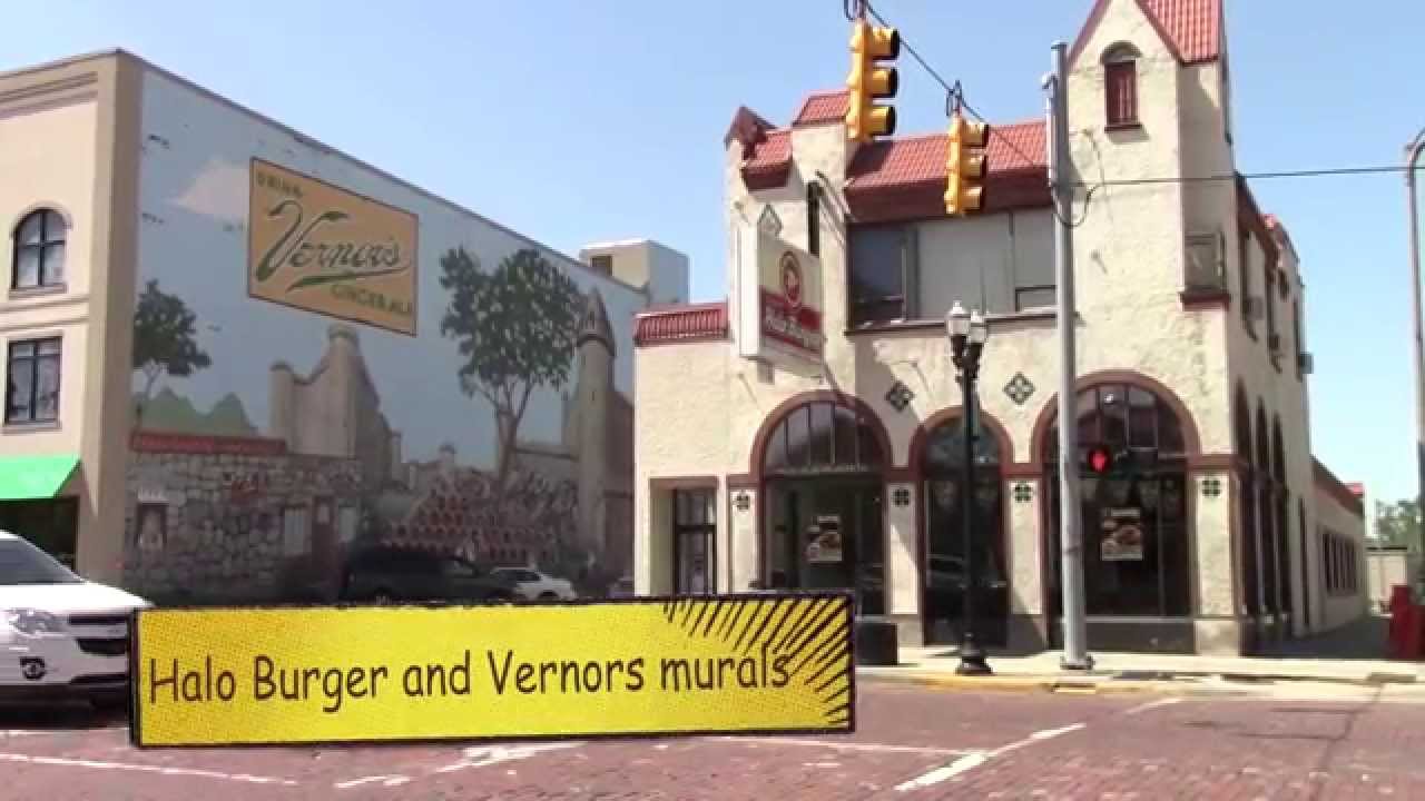 Halo Burger and Vernors Mural YouTube