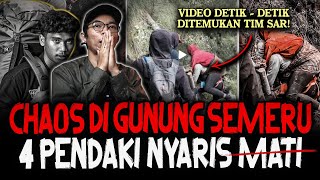 NEMUIN LAGI CERITA SE GILA INI (SAMPE TIM SAR TURUN TANGAN)‼️4 PENDAKI NYARIS MVTI DI GUNUNG SEMERU