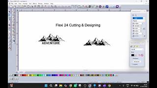 Flexi 24 Cutting Tutorial In Hindi Sticker Design Plotter Cutting Full Process Mind Of Skk