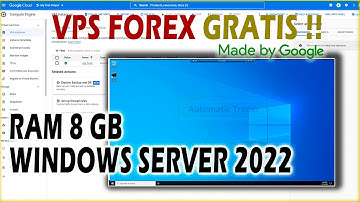 ASLI GRATIS ❗  "VPS Forex" dari Google RAM 8 GB Windows Server 2022