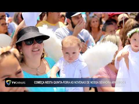 COMECA NESTA QUINTA FEIRA AS NOVENAS DE NOSSA SENHORA APARECIDA