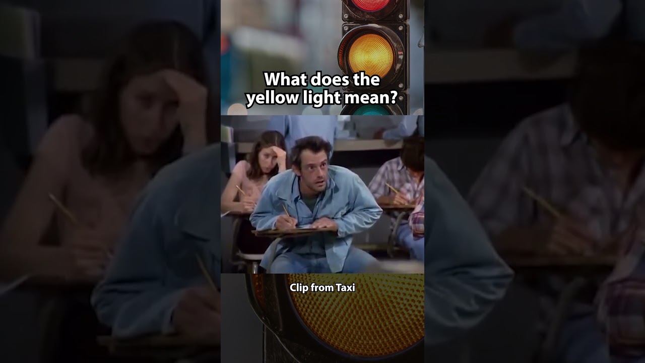 What Does the Yellow Light Mean? &ndash; Classic Christopher Lloyd Moment from Taxi 😂 #Taxi #Comedy
