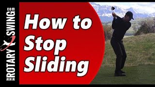 How to Stop Sliding in the Golf Downswing