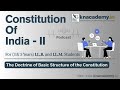 The Doctrine of Basic Structure of the Constitution