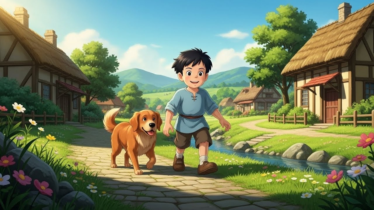 A Peaceful Ghibli-Style Village Day | Ghibli Style Video