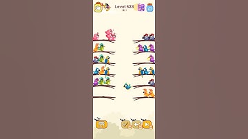 bird sort color game level 523 #gameartdesign #games #gameplay #gamedevelopment #gamedesign #game