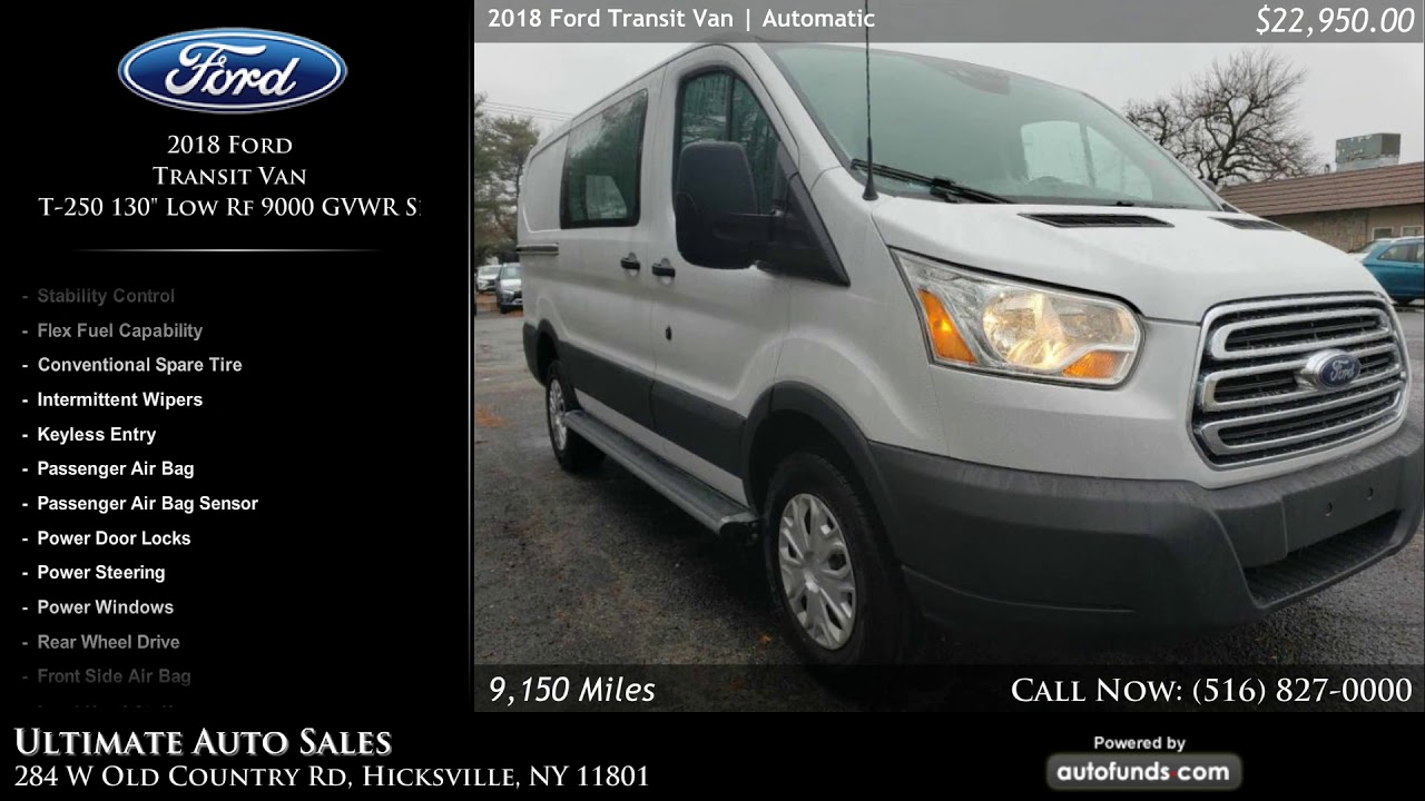 Used 2018 Ford Transit Van Ultimate Auto Sales, Hicksville, NY SOLD
