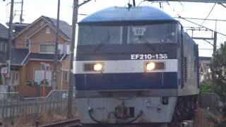 EF210-138牽引貨物列車　魚住～土山間にて2