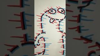 Tom the lizard glitch effect #shorts #art