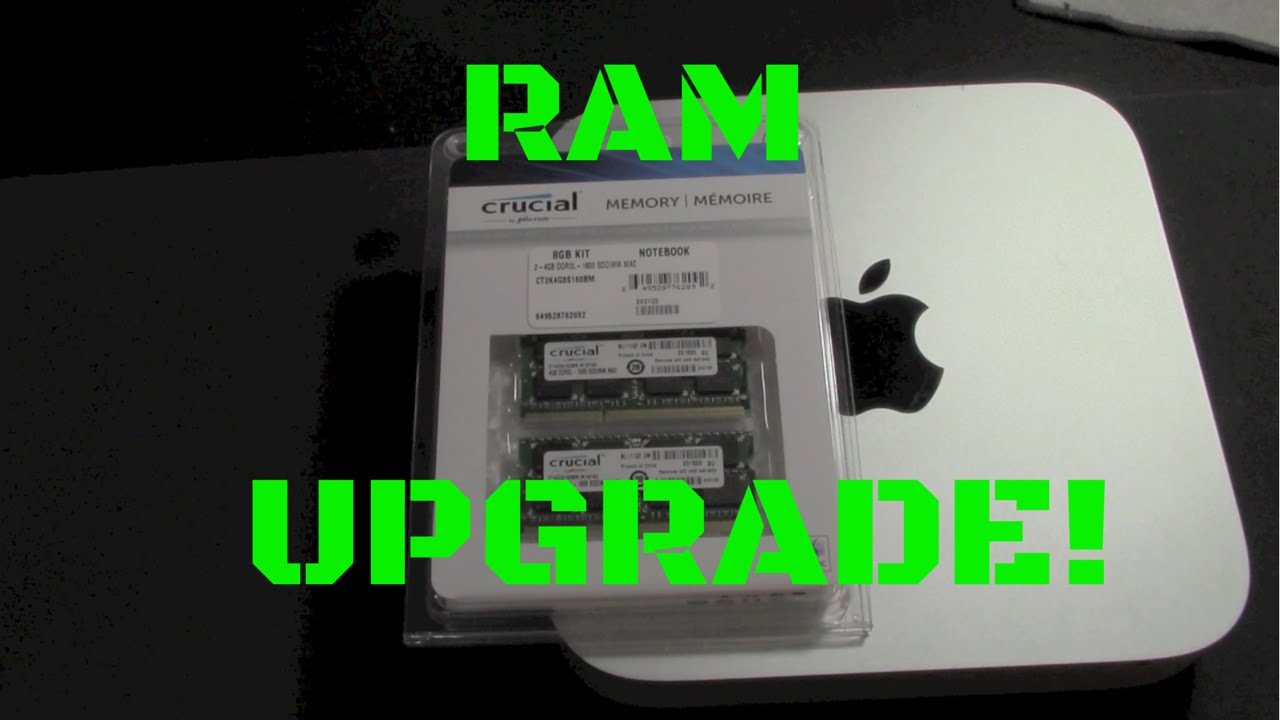 HOW TO UPGRADE THE RAM IN A MAC MINI!!! - YouTube