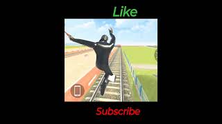 Can Krish stop the train in Mobile GTA - theft auto simulator game - funny gameplay
